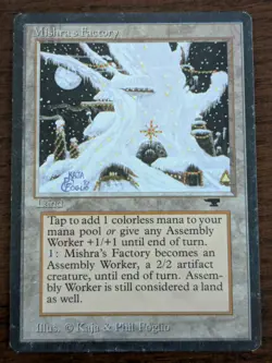 3 of 4 Set MTG Mishra's Factory (Spring, Autumn, Winter) Antiquities Magic - Image 1