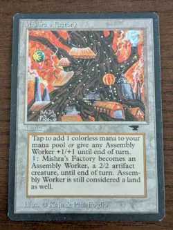 3 of 4 Set MTG Mishra's Factory (Spring, Autumn, Winter) Antiquities Magic - Image 3