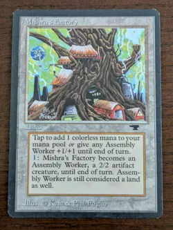 3 of 4 Set MTG Mishra's Factory (Spring, Autumn, Winter) Antiquities Magic - Image 5