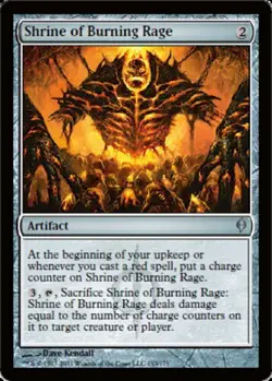 Shrine of Burning Rage X4 (New Phyrexia (2011)) MTG (NM) *CCGHouse* Magic - Image 1