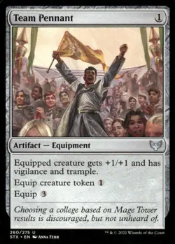 Team Pennant 260/275 Strixhaven: School of Mages MTG Magic the Gathering card - Image 1