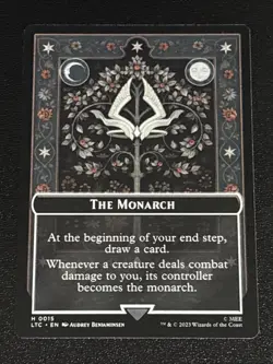MTG Commander: LOTR The Monarch/Treasure Double-Sided Token 0015/0012 - Image 1