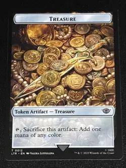 MTG Commander: LOTR The Monarch/Treasure Double-Sided Token 0015/0012 - Image 2