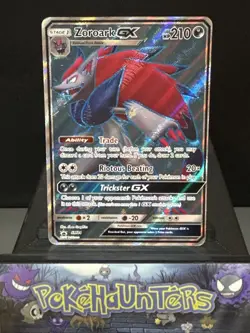 Pokemon Card Zoroark GX SM84 Sun & Moon Back Star Promo STANDARD SIZE Light Play - Image 1
