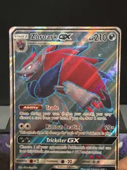 Pokemon Card Zoroark GX SM84 Sun & Moon Back Star Promo STANDARD SIZE Light Play - Image 2