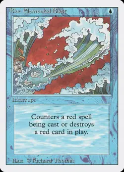 Revised Blue Elemental Blast MTG Magic the Gathering NM - Image 1