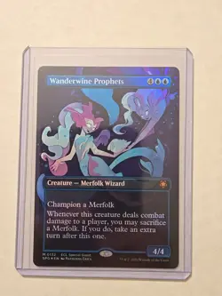 Wanderwine Prophets (Borderless Foil) - Lorwyn Eclipsed - NM - Mythic - Creature - Image 1