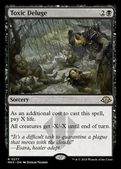 [1x] Toxic Deluge - Foil Near Mint, English Modern Horizons 3 MTG Magic - Image 1