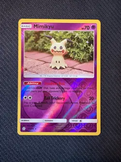 Mimikyu 97/236 Cosmic Eclipse Reverse Holo Pokemon Card NM - Image 1