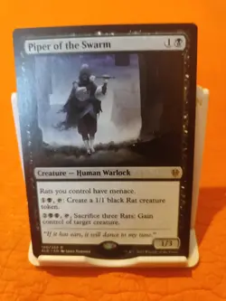 MTG - 1x Piper of the Swarm - Throne of Eldraine - (ELD) - NM - Image 1