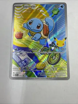 Squirtle MEP039 First Partner's Promo Near Mint Pokemon TCG - Image 3