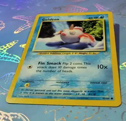 Goldeen 45/64 Neo Revelation Yuka Morii Clay Art Pokemon Card VLP - Image 3