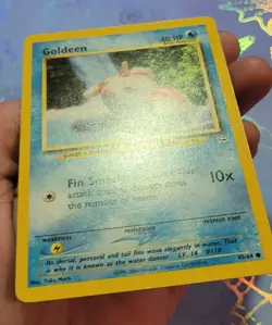 Goldeen 45/64 Neo Revelation Yuka Morii Clay Art Pokemon Card VLP - Image 4