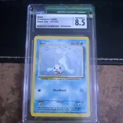 1999 Pokemon Base Set: # 41 Seel CGC 8.5 NM/MINT+ - Image 1