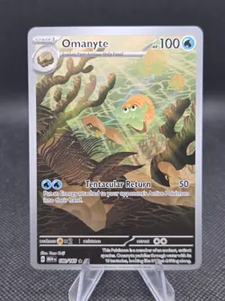 Omanyte 180/165 Pokemon Scarlet And Violet 151 IR - NM - Image 1