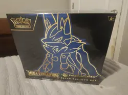 Pokemon Center Mega Evolution Lucario ETB Elite Trainer Box SEALED NEW - Image 1