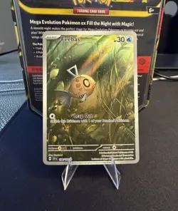 Pokemon Feebas 198/191 SV Surging Sparks Illustration Rare Full Art Holo 2024 - Image 1
