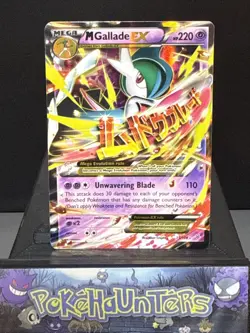 Pokemon Card M Gallade EX 35/108 XY Roaring Skies Ultra Rare Light Play - Image 1