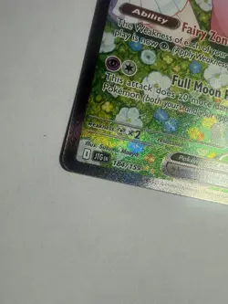 Pokemon TCG Lillie's Clefairy ex 184/159 Sv09 Illustration Rare Holo 190HP EX - Image 4