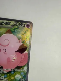 Pokemon TCG Lillie's Clefairy ex 184/159 Sv09 Illustration Rare Holo 190HP EX - Image 5