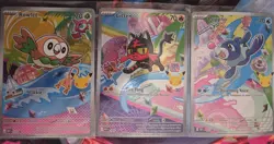 Pokemon First Partner Series 1 Rowlet Litten Popplio 30th Anniversary Gen 7 - Image 1