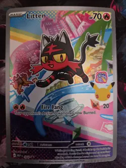 Pokemon First Partner Series 1 Rowlet Litten Popplio 30th Anniversary Gen 7 - Image 5