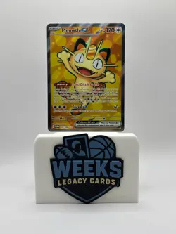 Pokemon TCG Perfect Order Meowth ex 107/088 Ultra Rare - Image 1