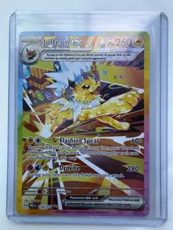 Pokemon Jolteon ex 153/131 Prismatic Evolutions SIR Holo EN TCG Mint/NM - Image 1