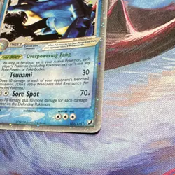 Feraligatr ex 103/115 EX Emerald Holo Ultra Rare 150 HP English 2005 - Image 3