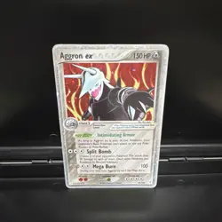 Pokemon Aggron ex EX Crystal Guardians 89/100 Holo Rare 150 HP 2006 - Image 1