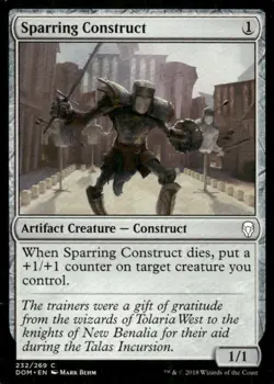 Sparring Construct 232/269 Dominaria MTG Magic the Gathering card - Image 1