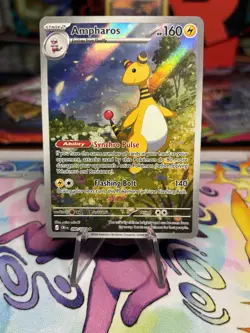 Ampharos 090/086 Illustration Rare Pokemon TCG: Chaos Rising - English NM - Image 1