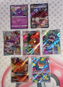 Pokemon Japanese AR Lot Tatsugiri Sawsbuck Morpeko + Gengar Vstar Charizard SSR - Image 1