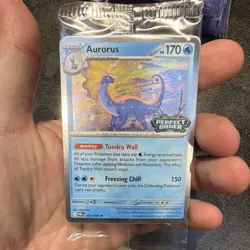 Pokemon TCG Aurorus Promo Stamped Holo 170HP 024/088 ENG 2026 - Image 1