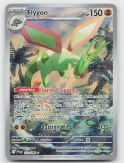 Flygon 101/094 Illustration Rare Phantasmal Flames Pokemon Near Mint - Image 1
