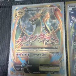 Pokemon TCG M Charizard EX 101/108 Evolutions Ultra Rare Full Art Holo 220 HP - Image 1