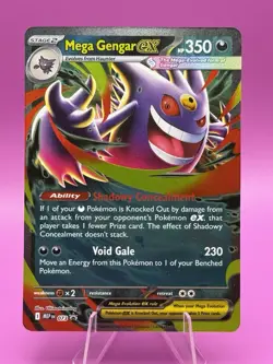 Pokemon TCG Mega Gengar EX Black Star Promos 073 Ultra Rare - Image 1