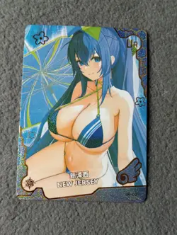 CCG WAIFU CARD MAIDEN PARTY GIRL PARTY UR-005 NEW JERSEY - Image 1
