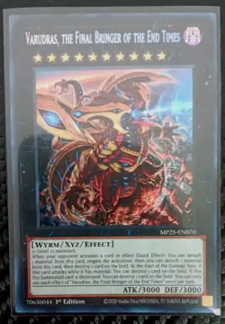 Yu-Gi-Oh Varudras, the Final Bringer of the End Times Prismatic MP25-EN070 NM - Image 1