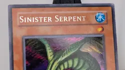 YUGIOH SDD-002 Sinister Serpent Prismatic Secret Rare Vintage Promo MP - Image 4