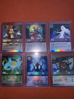 Disney Lorcana Rise of Floodborn 100 Limited Edition signed set. - Image 1