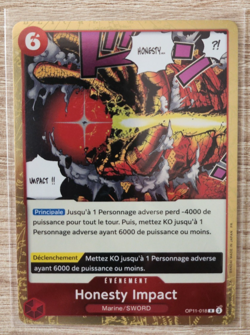 Carte One Piece Honesty Impact OP11-018 FR Card game Holo - Image 1