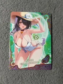 CCG WAIFU CARD MAIDEN PARTY GIRL PARTY UR-03 HINATA WAKABA BLUE FILES - Image 1