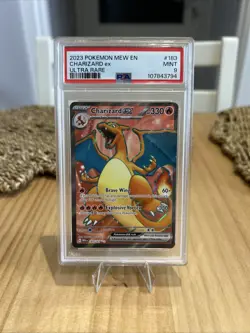 PSA 9 Charizard ex 183/165 Scarlet & Violet 151 Pokemon Card - Image 1