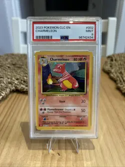 Charmeleon CLC 002/034 HOLO Classic Collection 2023 Pokemon Card - PSA 9 MINT - Image 1