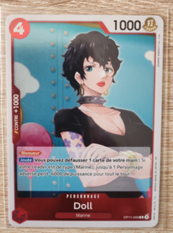 Carte One Piece Doll OP11-008 FR Card game Holo - Image 1