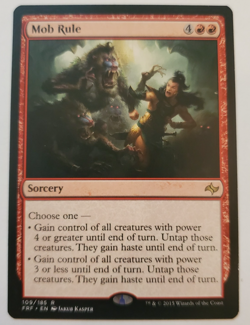 1x Mob Rule Fate Reforged MTG Magic the Gathering NM - Image 1