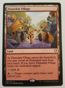 1x Flamekin Village CM2 MTG Magic the Gathering NM - Image 1