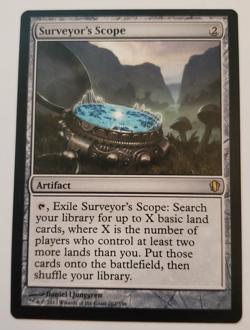 1x Surveyor's Scope Commander 2013 MTG Magic the Gathering NM - Image 1