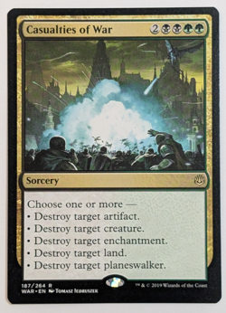 MTG - 1x Casulaities of War - War of the Spark - NM - Magic the Gathering 2019 - Image 1